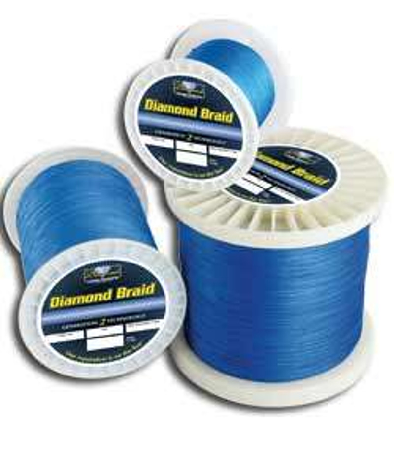 Diamond Braid Fishing Line 300yds 80lb Blue - TackleDirect