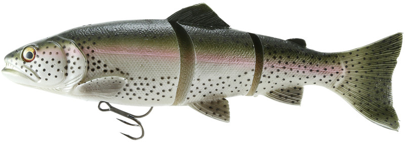 Savage Gear 3D Line Thru Trout Segmented Swimbait Dark Trout - Discount  Fishing Tackle