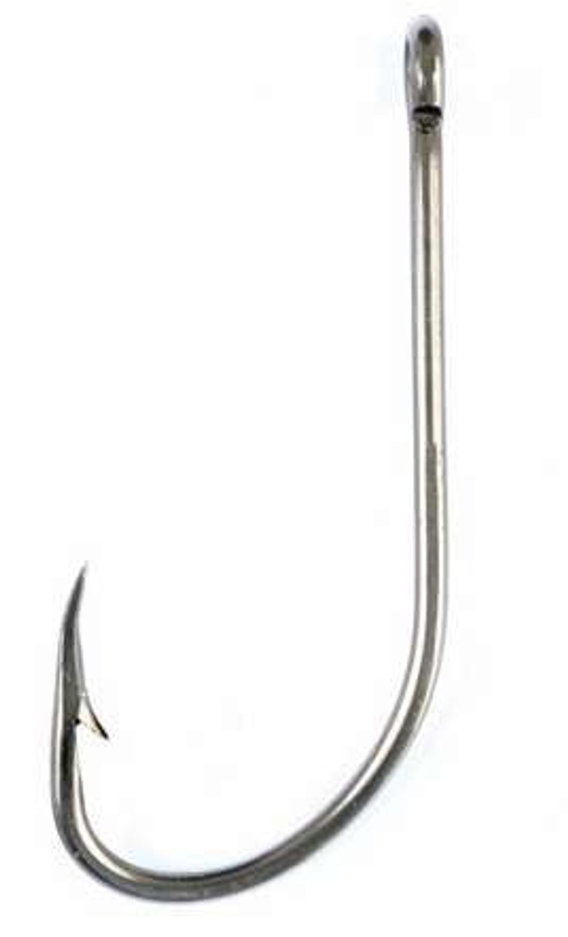 Eagle Claw 085 Plain Shank Offset Hook - Size 1