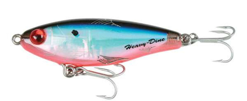 MirrOlure Mirrodine 2-5/8 Heavy Dine Sinking Twitchbait, Electric