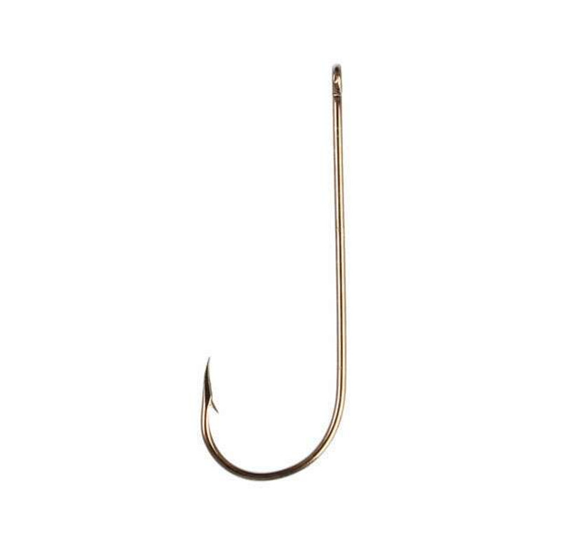 Eagle Claw 214 Aberdeen Light Wire Non-Offset Hooks - TackleDirect