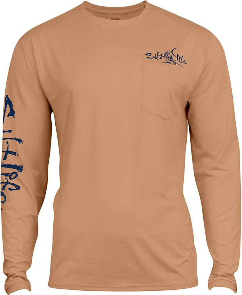 Marlin Sinker Performance Pocket Tee, Long Sleeve