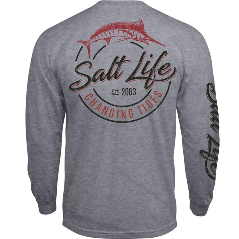 Salt Life Changing Tides Long Sleeve T-Shirts - TackleDirect