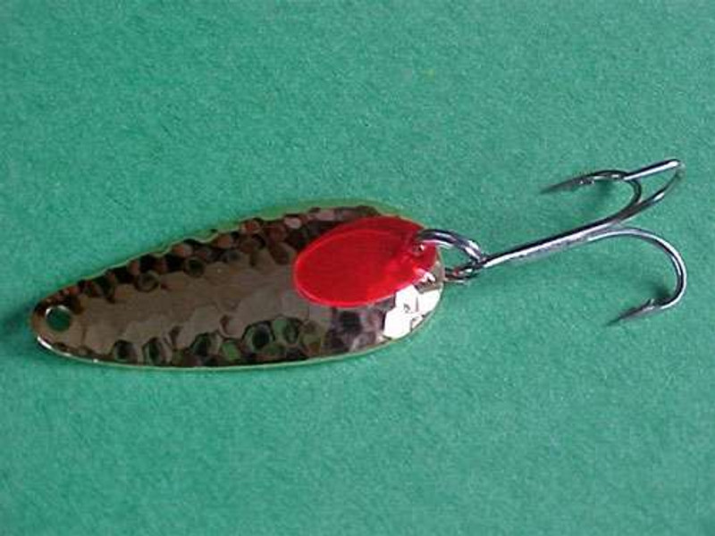 Gator 1/4 oz. Gold Mr. Red Hammered Spoon