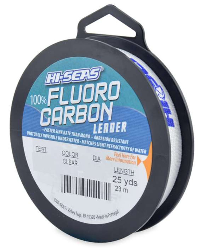 Grand Slam Bluewater 100% Fluorocarbon Leader, 40 lb (18.1 kg) test, .024  in (0.60 mm) dia, Blue, 25 yd (23 m) Spool