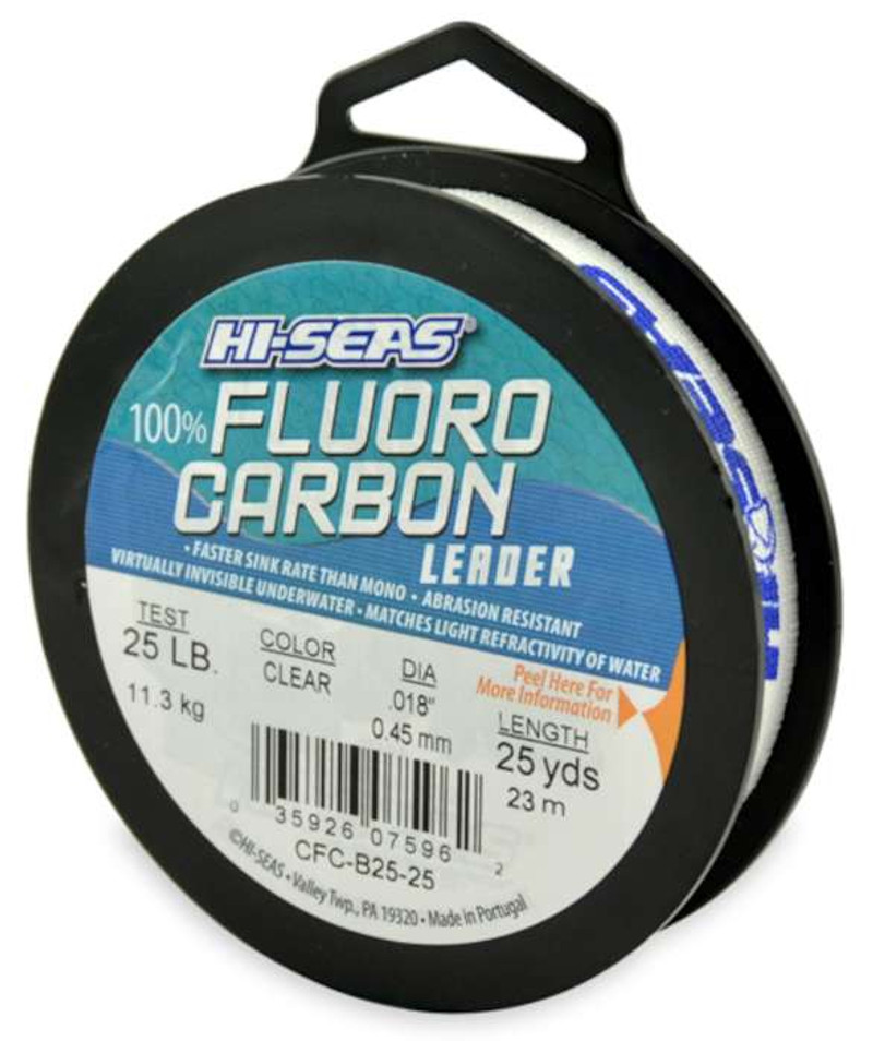 Hi-Seas Fluorocarbon Leader 25 yd.