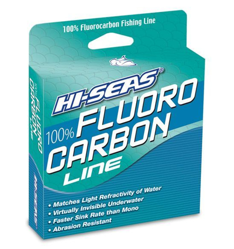 Hi Seas - Quattro 100% Fluorocarbon Line - Camo - 200yd Filler