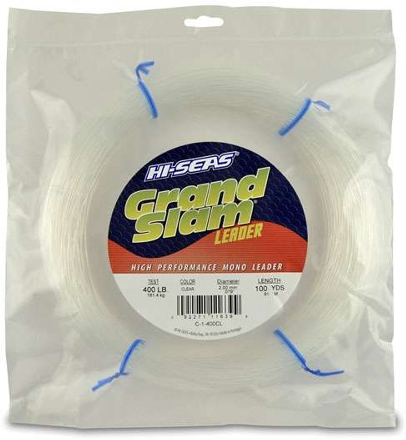 Hi-Seas Grand Slam Leader 100 yd. Coil Clear C-1-400CL