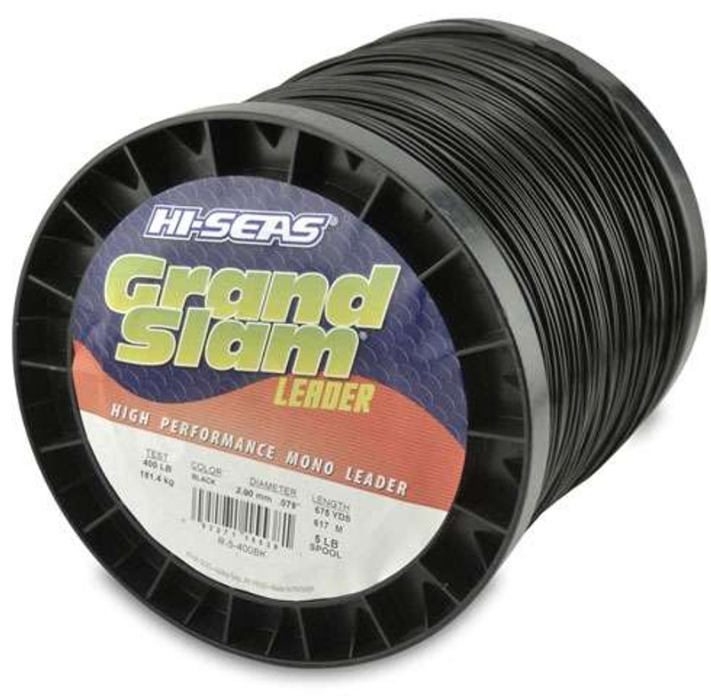 Hi-Seas Grand Slam Leader 5 lb. Spool Black