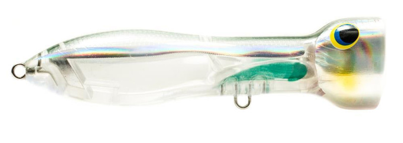 Nomad Design Chug Norris Popper - Offshore Saltwater Fishing Lure with  Hydrodynamic Design, 3.75 Floating, BKK 4X Trebles Hook, 3/4oz - Calypso,  Baits & Scents -  Canada