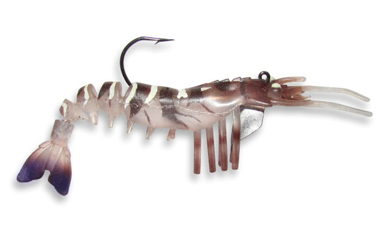 Egret Jumbo Vudu Shrimp - 4 Brown