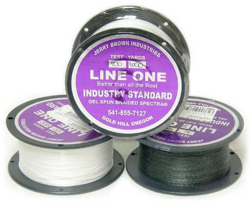 Jerry Brown Line One Non-Hollow Spectra Braid 300yds - TackleDirect