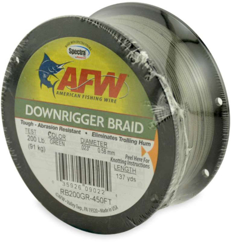 American Fishing Wire Downrigger Braid