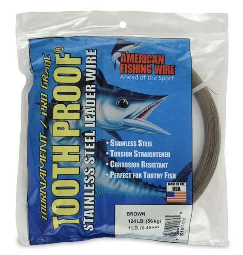 American Fishing Wire Surfstrand 1x7 Leader Wire - TackleDirect