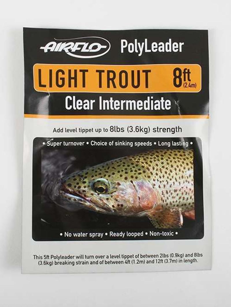 Airflo Light Trout 8ft PolyLeader Clear Intermediate