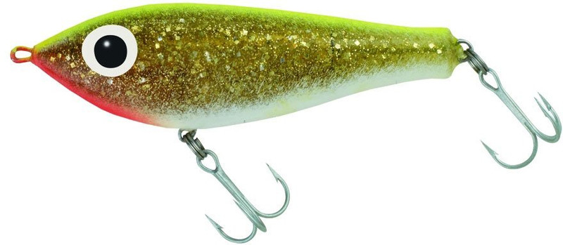 Paul Brown FB-91 Fat Boy Suspending Twitchbait - Chartreuse Gold White Belly