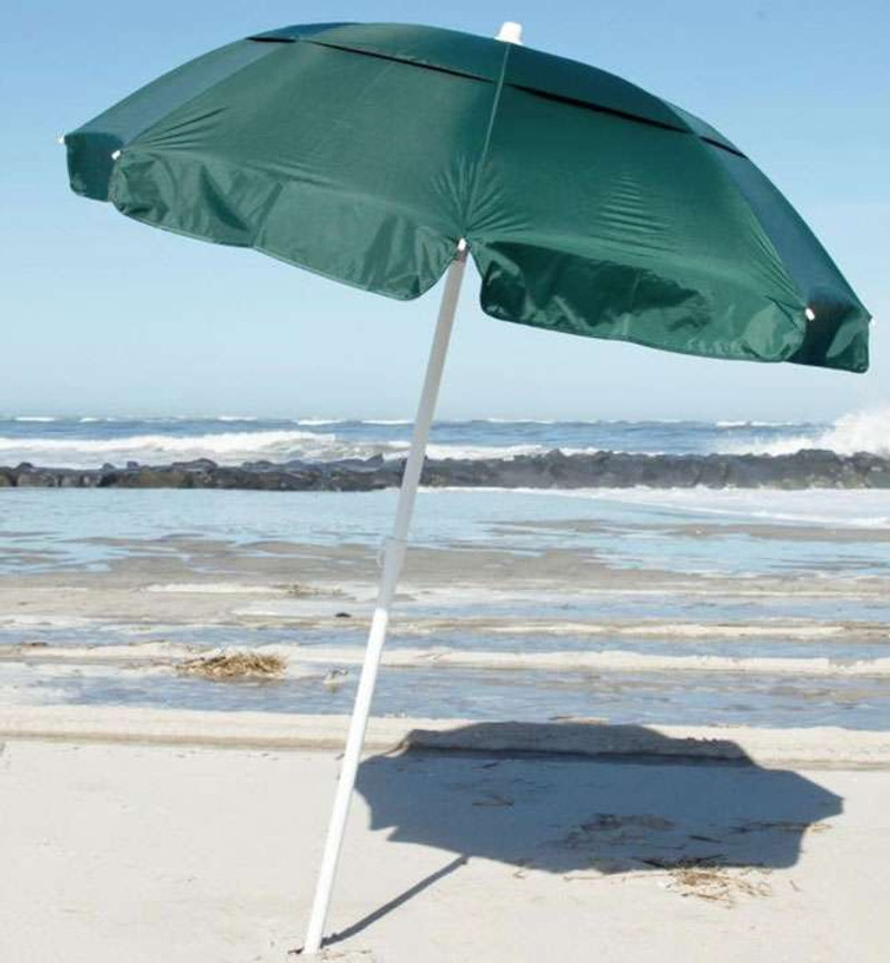 Frankford and Sons 6ft Diameter Beach Umbrella - Forest Green