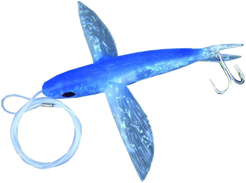 Frenzy Tackle Rigged Ballistic Flyer Flying Fish - TackleDirect