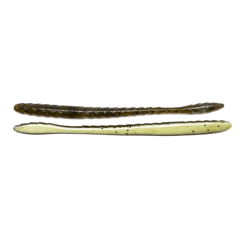 Googan Baits Drag N Drop - Green Pumpkin Pearl - TackleDirect