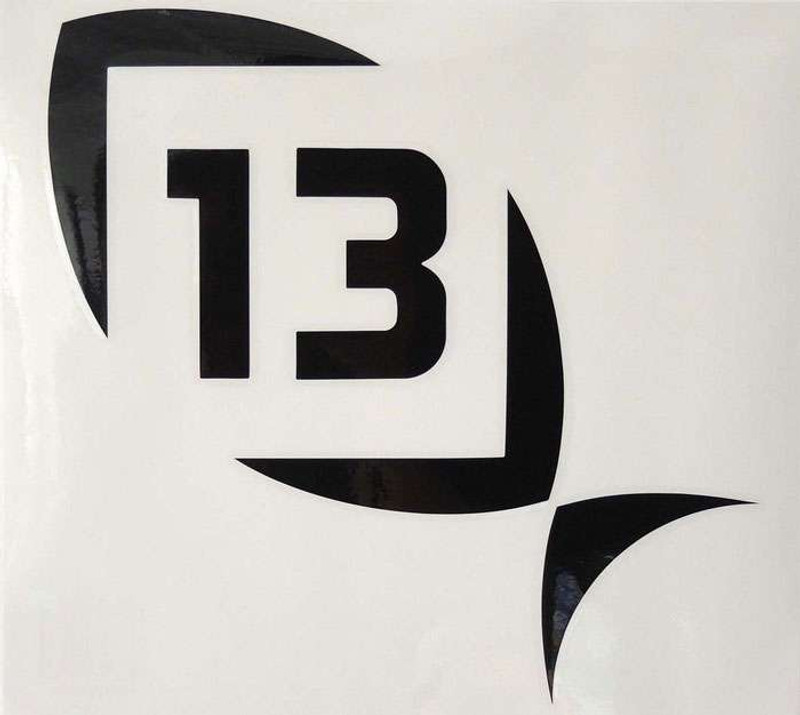 13 Fishing Logo Decals - TackleDirect