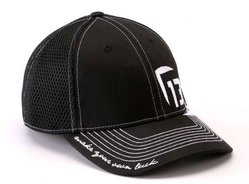 13 Fishing The Professional FlexFit Cap - Black - TackleDirect