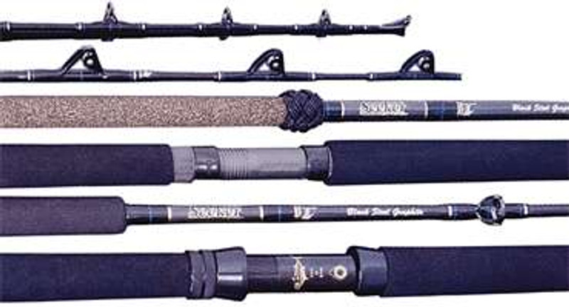 Seeker Black Steel Jig and Bait Rod - G 6470H-7' - 7' - 40-60 lb.