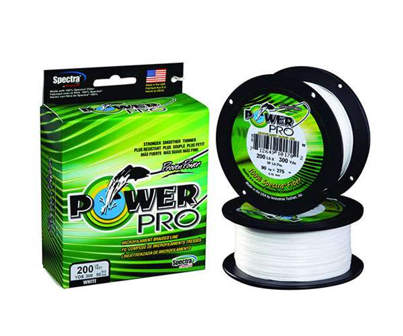 PowerPro Spectra Braided Fishing Line - 500 yd. Spool - 100 lb. - White