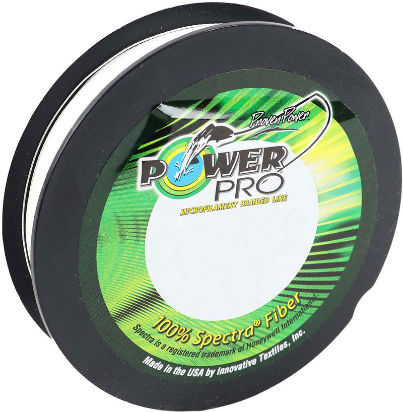 PowerPro Braided Spectra Fiber Fishing Line White 10LB 150 Yds