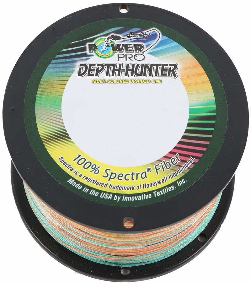 PowerPro Braided Spectra Fiber Fishing Line Hi-Vis Yellow 300 Yds.