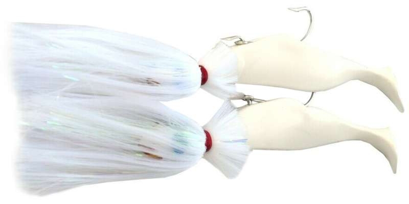 (1) 6 oz. & (1) 24 oz. Shad - White