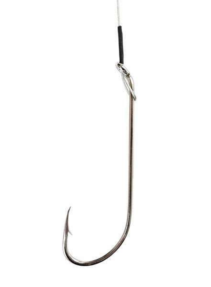  Fishing Hook with Steel Leader Single Eagle Claw Hook