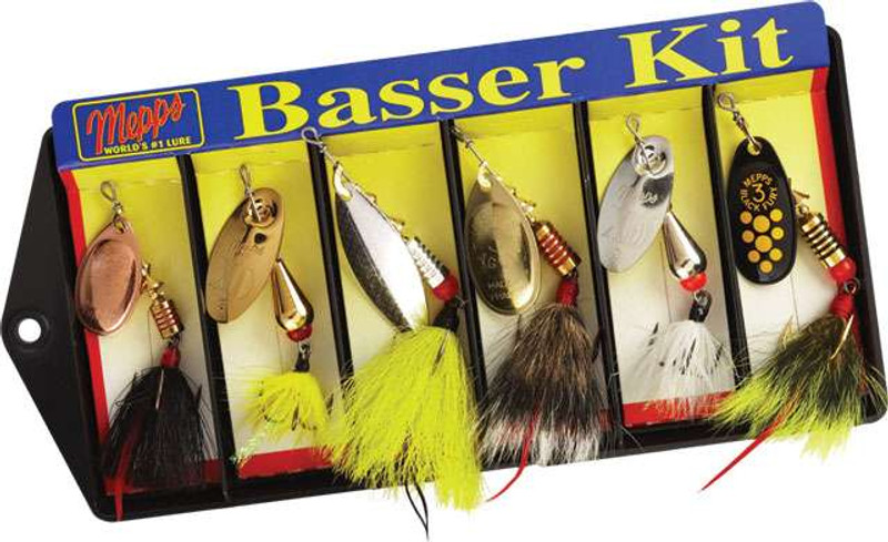 Mepps Basser Kit - Dressed #3 Aglia Spinner Bass Assortment