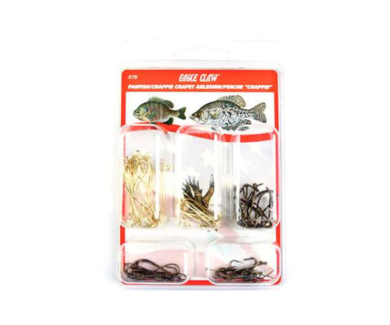 Eagle Claw 616H Crappie/Bream Hook Assortment