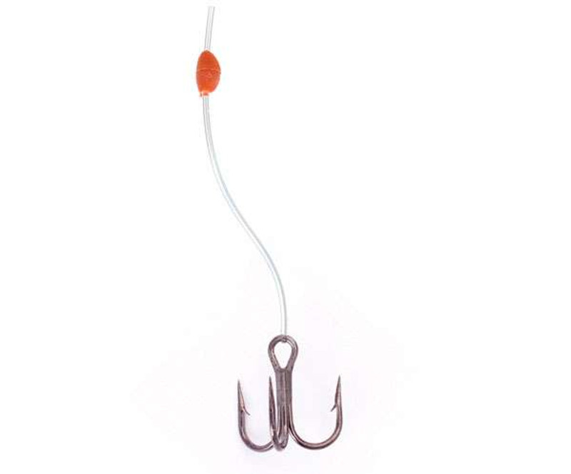 Eagle Claw Lazer Sharp 2X Stinger Treble Snell Hooks - TackleDirect