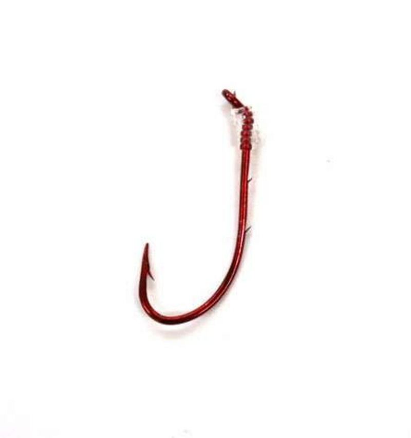 18 Snelled Eagle Claw 139 Bait Holder Baitholder Fishing Hooks Size 10 for  sale online