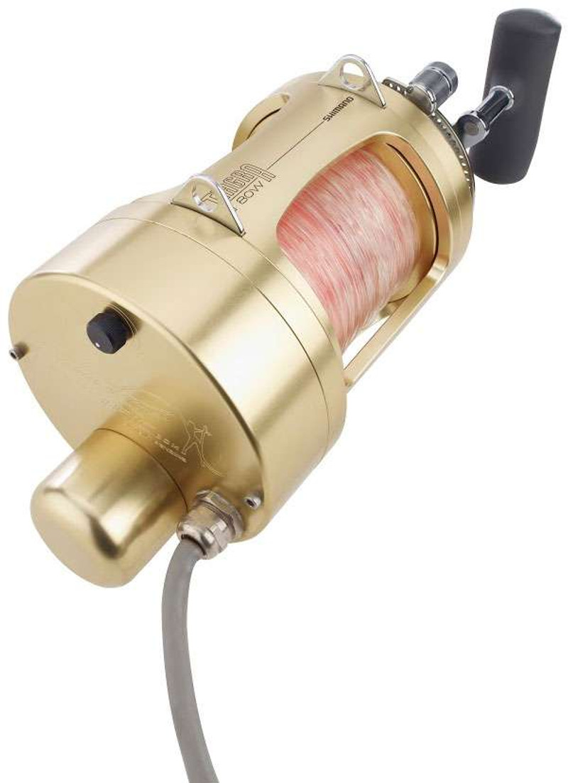 FISH WINCH® - Electric Reel Motors for SHIMANO TIAGRA 50, 80, & 130 size  reels (fits 280+ reels). 