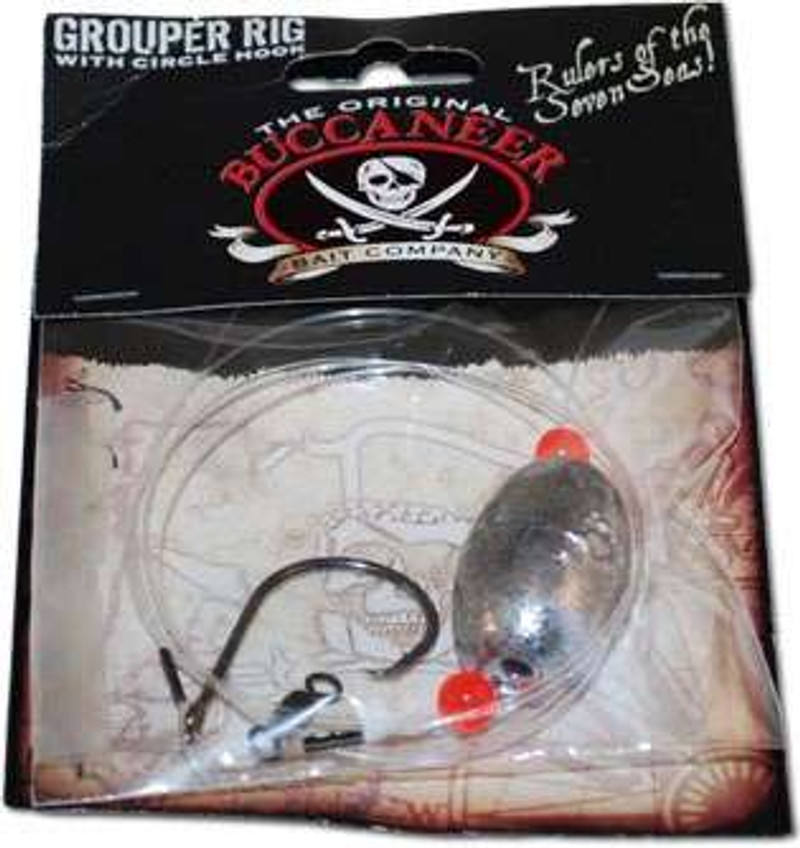 Buccaneer Grouper Pro Rigs with Circle Hooks - TackleDirect
