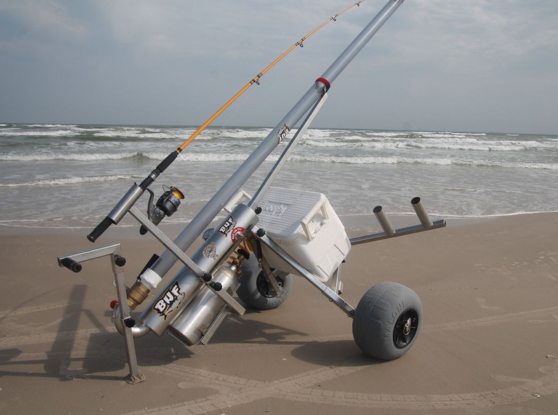 Bunker Up Fishin' Sand Blaster Bait Caster w/ Tall Boy Accessory Package