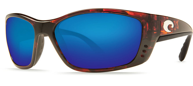 Fisch Polarized Sunglasses in Blue Mirror