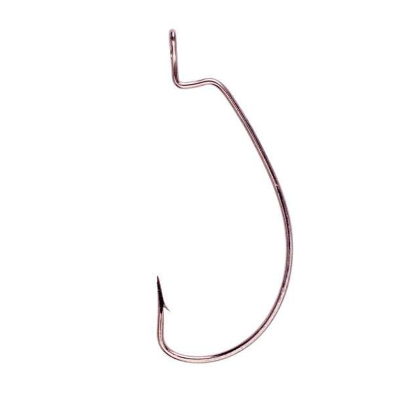 Eagle Claw Size 2 Black Lazer Sharp Worm Extra Wide Gap Hook