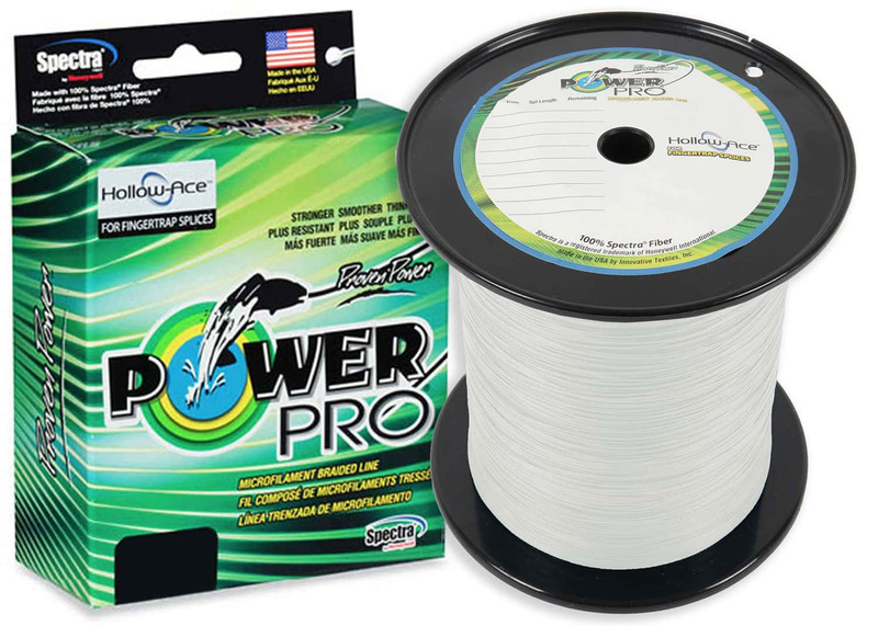 PowerPro Braided Spectra Fiber Fishing Line White 200LB 500 Yds