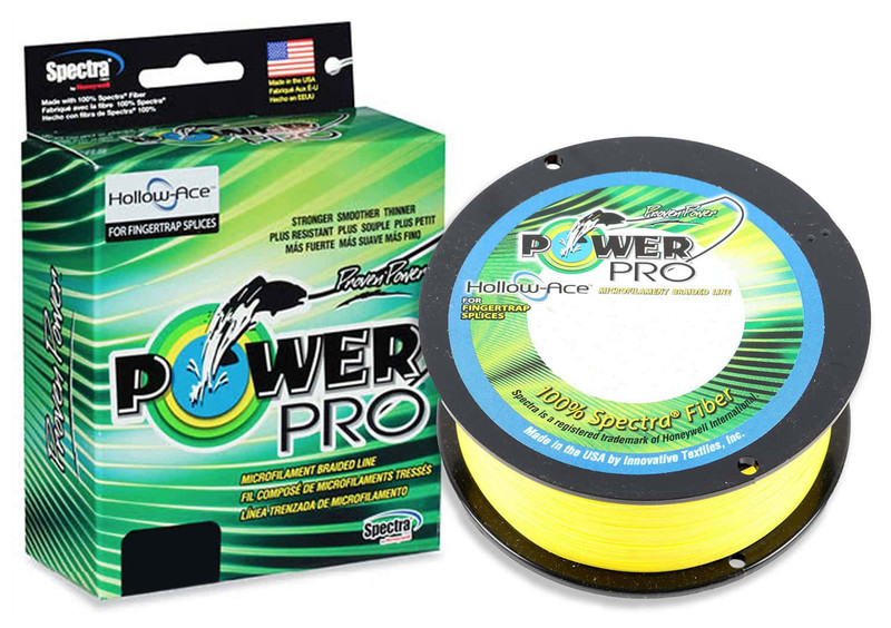 PowerPro Braided Spectra Fiber Fishing Line White 1500 Yds.