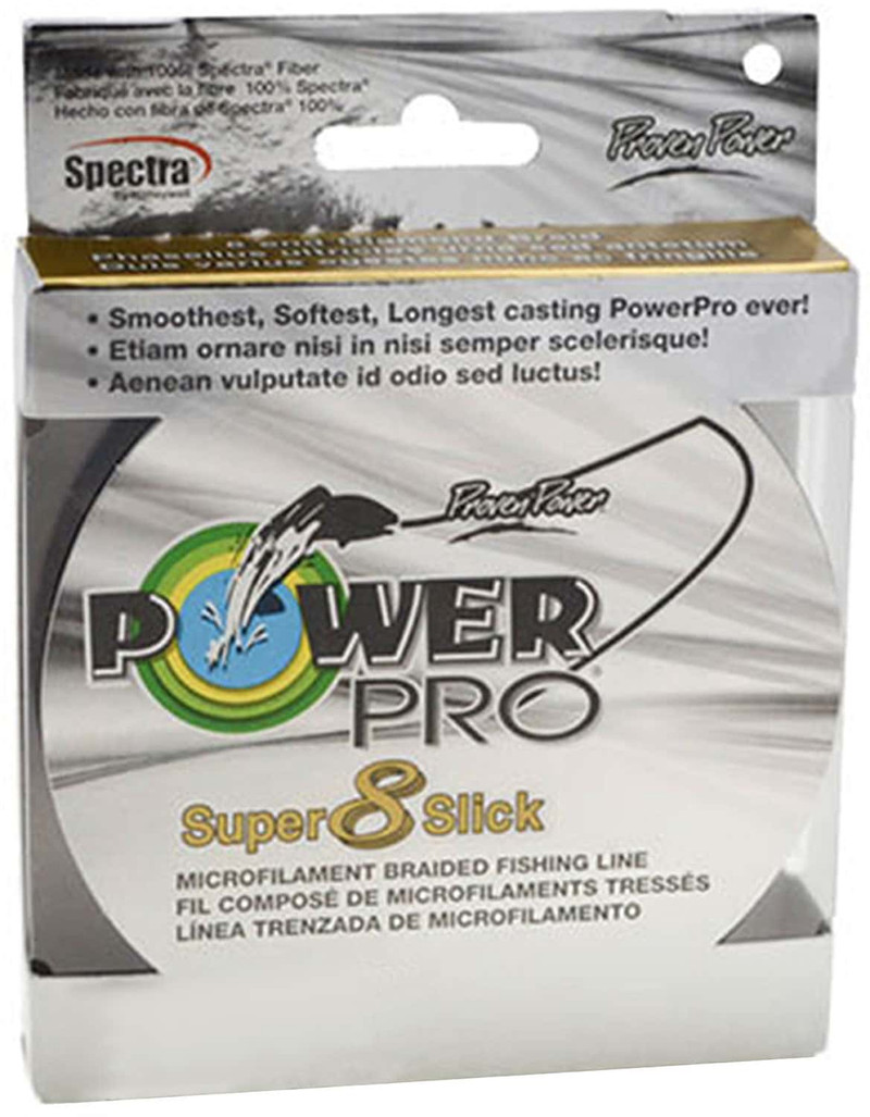 Power Pro PowerPro Super 8 Slick Braided Line 300 Yards, 30 lbs Tested,  0.011 Diameter, Timber Brown