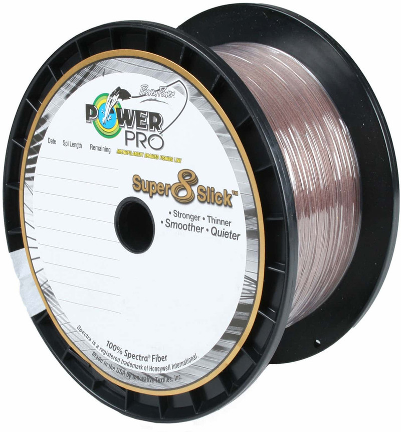 PowerPro Super Slick Braided Line 30lb 1500yds Timber Brown