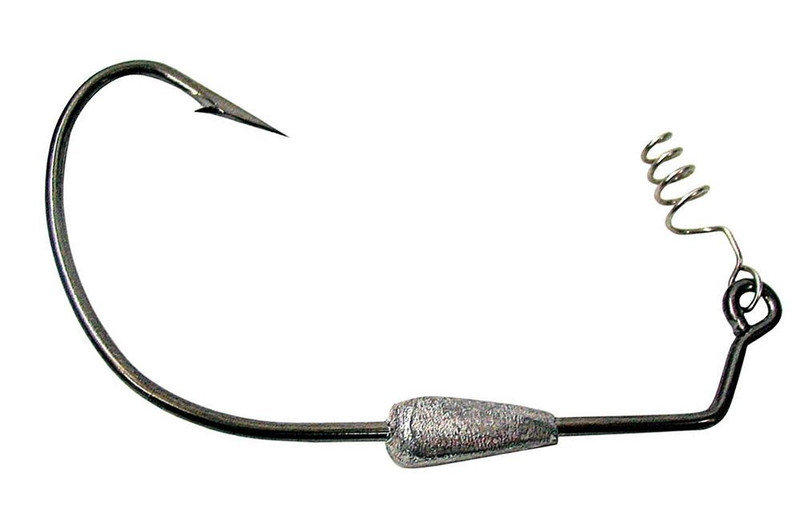 Eagle Claw Lazer Wide Gap Walleye Hook Platinum Black