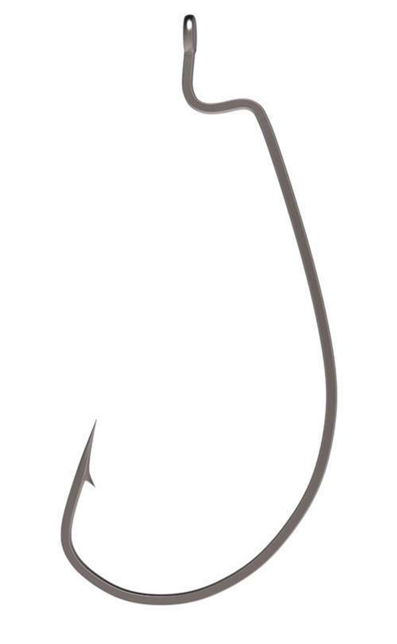 Eagle Claw 066 2X Long Shank Offset Hooks - TackleDirect