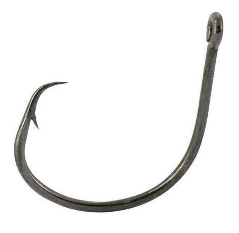 PACK OF 100 Size # 2 ADDYA Hooks Circle Non Offset Inline Small