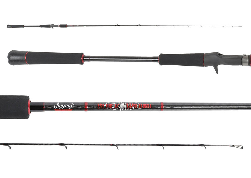 JS Company Malaysia - All Black with the JS Company NIXX POP2 BC712HF  12-25lb Rod. Tournament grade blank, full Fuji guides, full grip handle,  lightweight and well balanced Only at Monstercraft Fishing! #