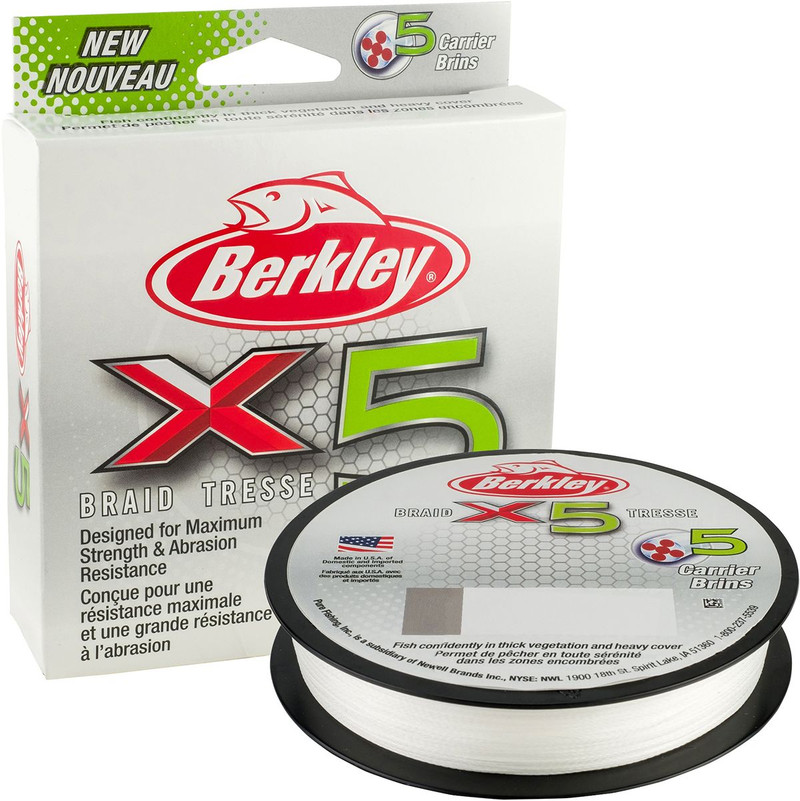 Berkley X5 Braided Line - Crystal - 20lb - 165yds