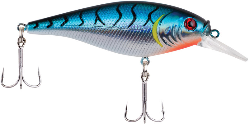 Berkley Flicker Shad Shallow - 2in - Blue Tiger